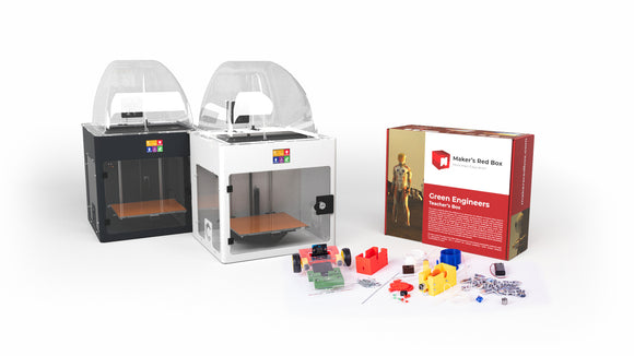 Maker's Red Box Green Engineers + Craftbot Bundle