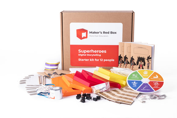 Maker's Red Box Superheroes Refill kit