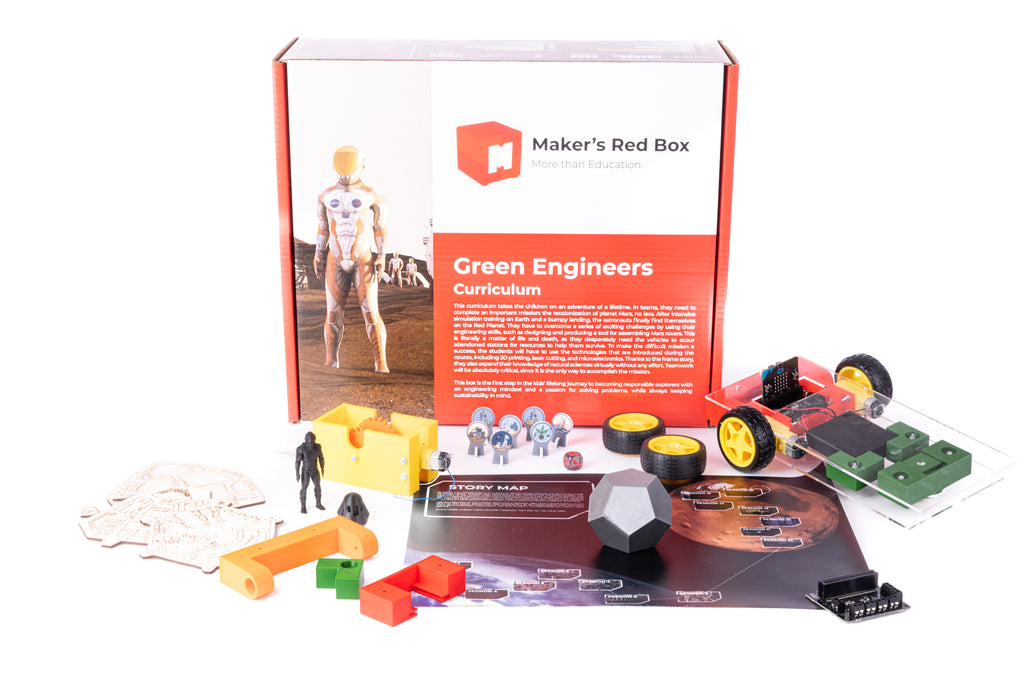 Maker's Red Box Green Engineers