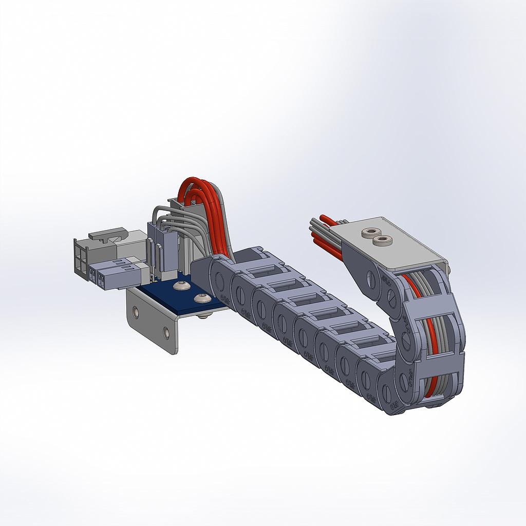 Craftbot Flow / Flow IDEX Z energychain with cable and PCB